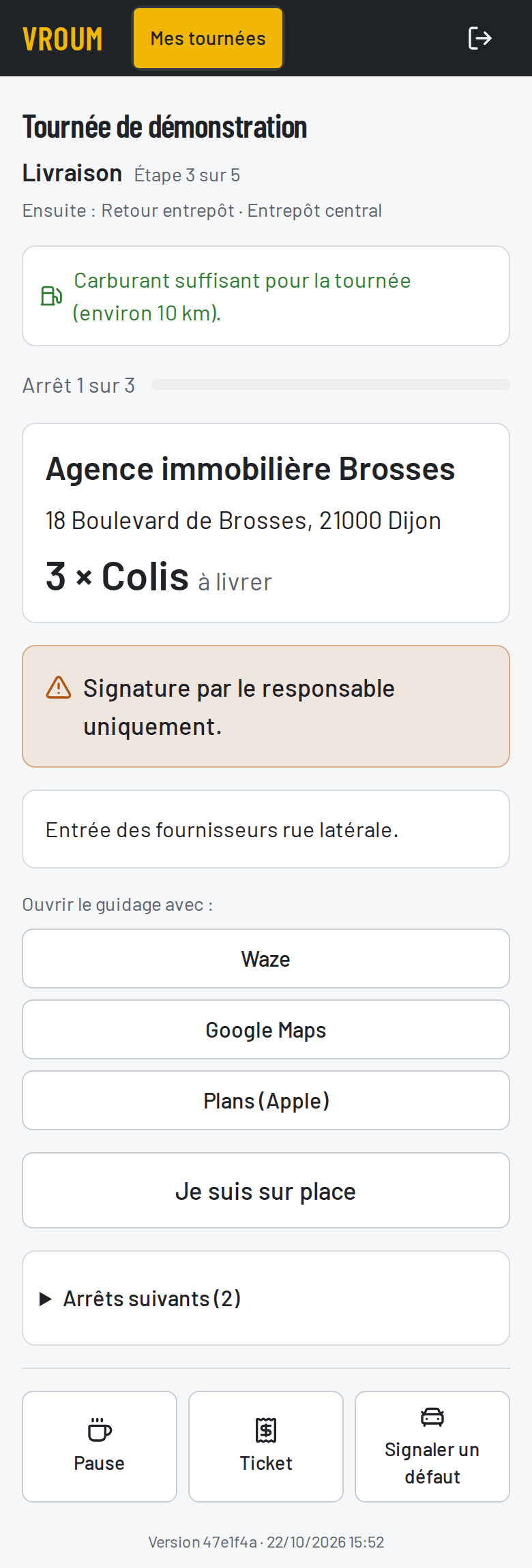 Livraison : le prochain arrêt